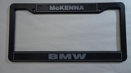 McKENNA BMW Dealer Dealership License Plate Frame Plastic - $28.31