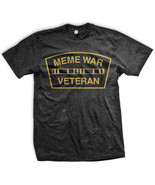 MEME WAR VETERAN T-Shirt Everyday No Days Off ENDO Apparel Size XL - Black - $38.04 CAD