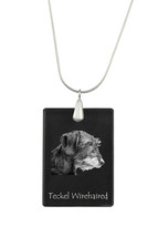 Dachshund,  Dog Crystal Pendant, SIlver Necklace 925, High Quality - £30.01 GBP