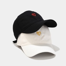 Heart Embroidered Baseball Caps, Unisex Caps, Summer Sun Hats, Fashion Hats - £13.42 GBP