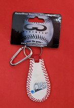 College World Series CWS Omaha Leather Baseball Keychain NCAA Key Chain ... - $8.99