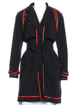 Rag &amp; Bone Light weight Jacket Black red trim Sz S Black - $2,080.68 MXN