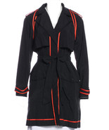 Rag &amp; Bone Light weight Jacket Black red trim Sz S Black - $109.30