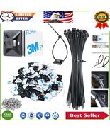 Ultimate Cable Organizer: 100 Black Nylon Zip Tie Mounts with 8&quot; Ties &amp; ... - $315.55 MXN