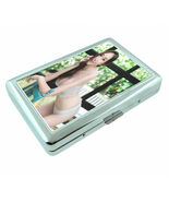 Thai Pin Up Girls D9 Silver Metal Cigarette Case RFID Protection Wallet - $16.78