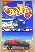 1995 Hot Wheels #342 1995 Model Series 2/12 MERCEDES SL Black Red-Int w/7 Spokes - £6.88 GBP
