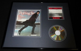 Bruce Springsteen 16x20 Framed Rolling Stone Cover &amp; Nebraska CD Display - £62.21 GBP