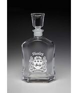 Shanley Irish Coat of Arms Whiskey Decanter (Sand Etched) - €40,15 EUR