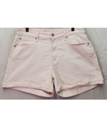 Levi&#39;s Strauss Signature Shorts Women&#39;s Size 12 Pale Pink Flat Front Hig... - £18.21 GBP