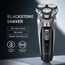Electrical Rotary Shaver for Men 3D Floating Blade Washable Type-C USB  - £20.39 GBP+