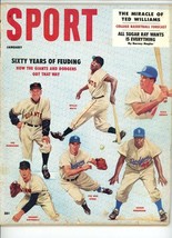 SPORT Magazine Mays Snider others January 1958  cover see picture for in... - £15.79 GBP