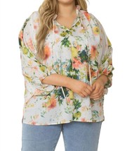 Entro spring haiku floral blouse in Watercolor Floral Print - £33.06 GBP