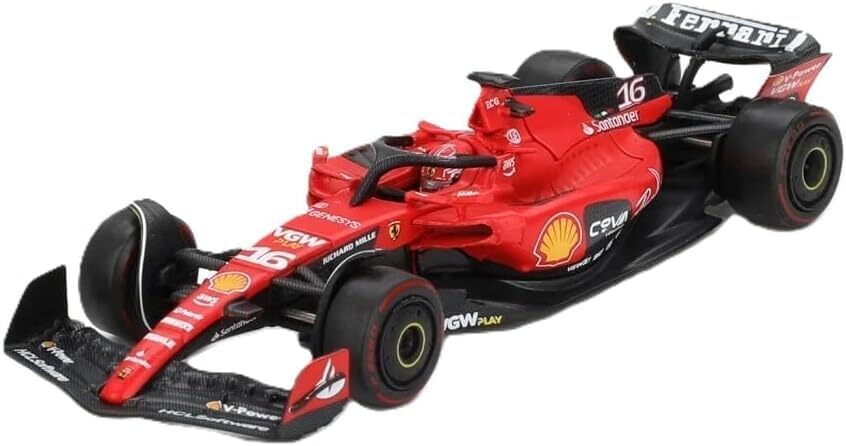 1:64 Diecast Model Car Compatible with Ferrari SF23#16 C. Leclerc 2023 B... - $39.99