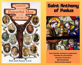 Saints and Other Powerful Men Book and Companion Saint Anthony of Padua DVD Free - $605.35 MXN