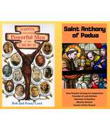 Saints and Other Powerful Men Book and Companion Saint Anthony of Padua ... - $605.35 MXN