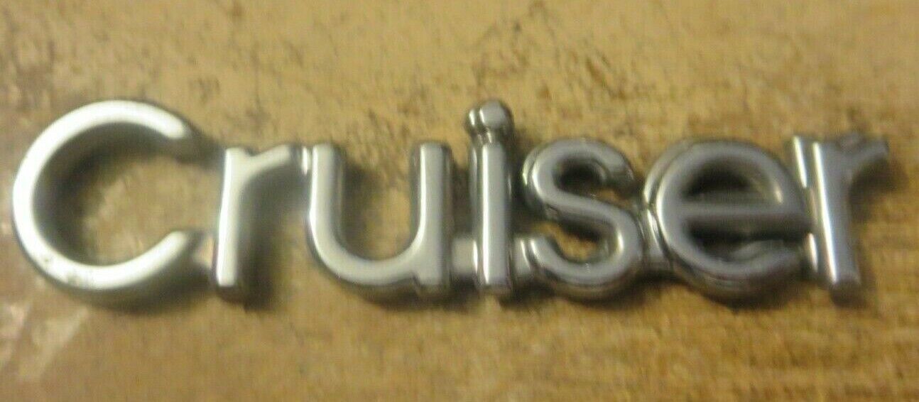 vintage Cutlass name plate metal Car Emblem - $9.49