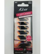 Kiss Dress 22 Nail Polish Strips 58107 KDE03 Eyelet Rainbow Swirl Jewele... - $6.99