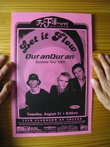 Duran Concert Poster Let C&#39; Flow The Fillmore 1999-
show original title
... - $89.64