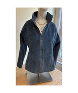 Woolrich Y2K Corduroy Full Zip Collared Jacket 100% Cotton Blue Women sz... - $23.00