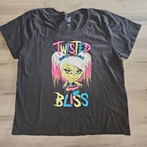 WWE Wrestling ALEXA BLISS Twisted Bliss Female Size LARGE Black T-Shirt - £10.86 GBP