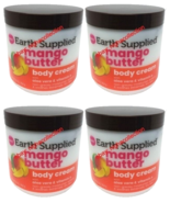 ( LOT 4 ) EARTH SUPPLIED MANGO BUTTER BODY CREAMS w/ ALOE &amp; VIT E BRAND NEW - $243.24 CAD