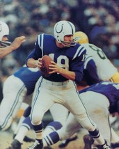 Johnny Unitas 8X10 Photo Baltimore Colts Nfl Football Vs Green Bay Packers - £3.90 GBP