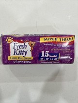 Fresh Kitty 15ct Super Thick Jumbo Drawstring Litter Box Liners 36&quot;x19&quot; ... - $9.70