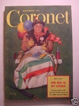 Coronet November 1947 Arthur Szyk Al Capone Albert Einstein Sweden Dyslexia - £7.16 GBP