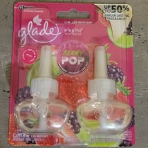 Glade Plug Ins Scented Oil Refills Berry Pop Limited Edition 2 Pack - £10.78 GBP