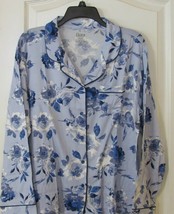 Flora by Flora Nikrooz Notch Collar PJ With Shorts Blue Floral Women&#39;s S... - $368.85 MXN