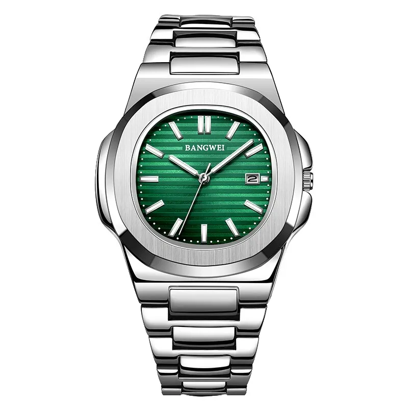 New Luxury Men Quartz Watches 30M Waterproof Automatic Date Watch Man St... - £39.16 GBP