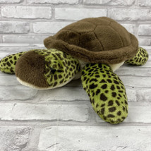 Wild Republic Plush Sea Turtle Stuffed Animal Green Speckled Brown 13&quot;  - £12.70 GBP