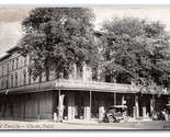Hotel Cecille Street Vista Ukiah California Ca 1920 DB Cartolina R19 - £7.20 GBP