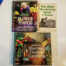 Flower Gardening Illustrated Guide Book LOT 3 Readers Digest Jerry Baker Rodale - £12.32 GBP