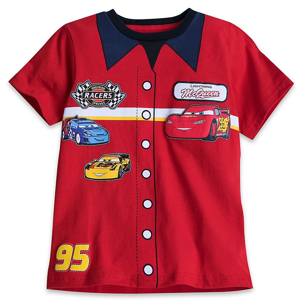 Disney Cars Mechanics Shirt T-Shirt for Boys Size XS (4) Red - $14.84