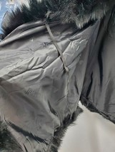 Zofirao Women's One Size Fashion Soft Long Faux Fox Fur Shawl Black image 6