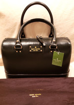 Kate Spade New York Kaleigh Wellesley Black Leather Handbag with Dust Bag - £127.58 GBP