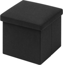 B Fsobeiialeo Storage Ottoman Cube, Linen Small Foot Rest Seat,For Living Room, - £19.94 GBP