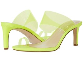 Jessica Simpson Lissah2 Neon Clear Toe-Loop Slide, Multi Sizes JS-LISSAH2 Yellow - £55.91 GBP