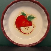 Vintage Ceramic Apple Pie Dish by LTD Commodities Retro Farmhouse Kitchen - $19.00