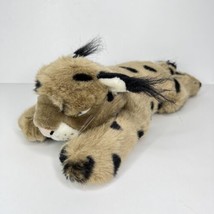 Bobcat Plush Realistic Wild Cat Lynx JAAG Laying Spotted Stuffed Animal 13&quot; - £17.92 GBP