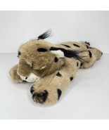 Bobcat Plush Realistic Wild Cat Lynx JAAG Laying Spotted Stuffed Animal 13&quot; - £18.10 GBP