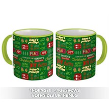 Cute Christmas Wishes : Gift Mug Funny Invites Tags Kid Pattern Santa Diy Decor  - £12.74 GBP