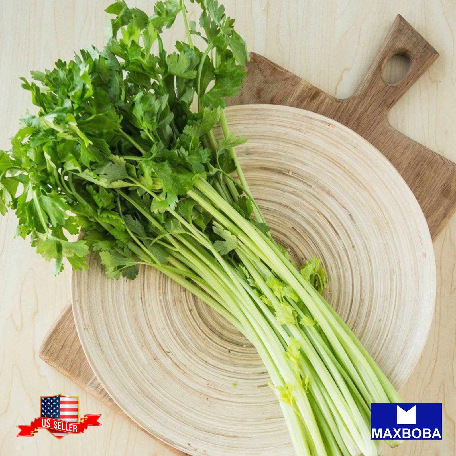1000 Chinese Celery Seeds Yellow Stem Non-GMO Heirloom BTGO 75% OFF - $6.24