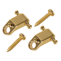 Electric Guitar String Retainers Tree Standard Roller String Guides 2pcs (Gold) - £6.38 GBP
