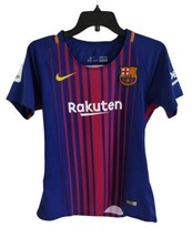 Nike Dri-Fit FC Barcelona Women's 2017 Soccer Jersey Size Large Messi - £47.46 GBP