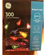 GE String-A-Long 300 Multi-Color Miniature Lights NEW Ships N 24h - £23.09 GBP