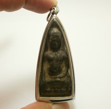 Phra Ruang Huyan Thai Powerful Buddha Antique Amulet Pendant Thailand Gift Charm - £92.57 GBP