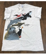 Vtg Sea World San Diego T-shirt Mens Size L NWT Animals Theme Park Calif... - £71.31 GBP