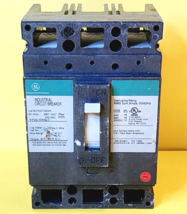 FULLY WORKING GENERAL ELECTRIC GE TED134025 25A 480VAC 250VDC 3P CIRCUIT... - $51.43